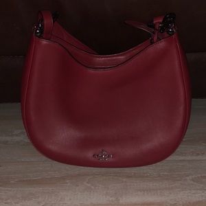 Red coach handbag